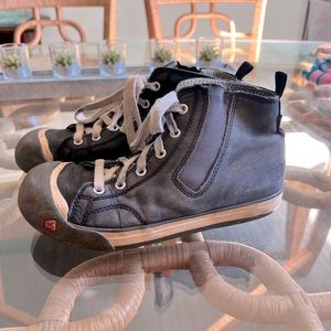 Keen Blue Coronado Leather High Tops Youth Size 3